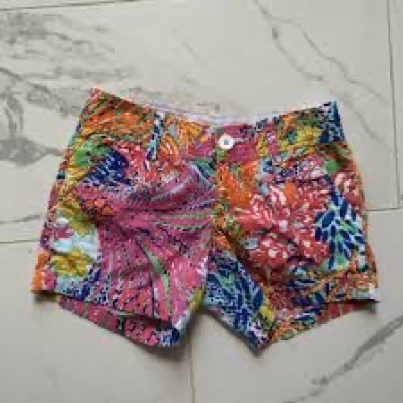 Lilly Pulitzer Callahan 5” Short Fishing For Compliments Size 4 - Picture 4 of 12